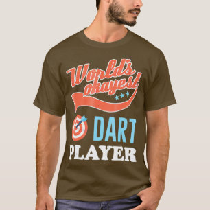 Camiseta Worlds Okayest Dart Player Funny Darts Tee