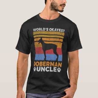 Camiseta Worlds okayest Doberman Uncle