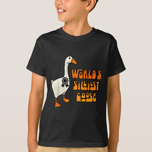 Camiseta World's Silliest Goose Funny Goose Lovers  (Anverso)