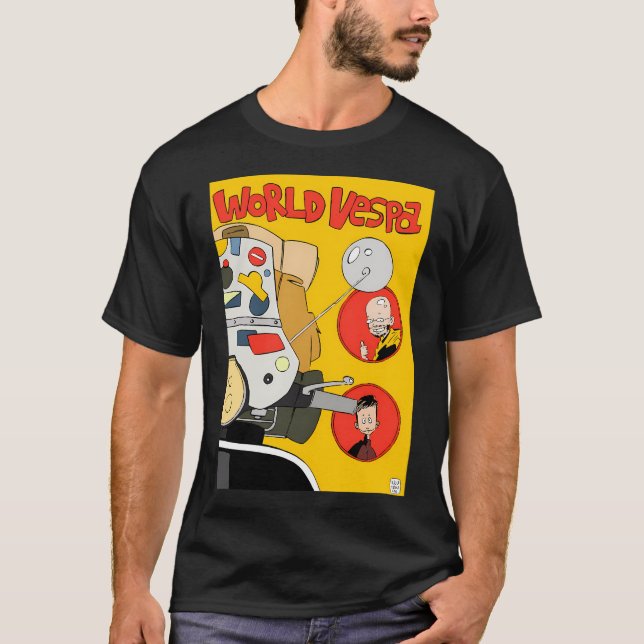 Camiseta Worldvespa Por Kioutsioukis (Anverso)