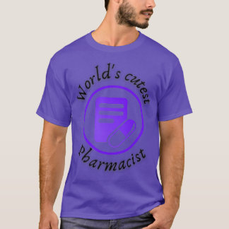 Camiseta Worldx27s cutest Pharmacist funny men gift women g