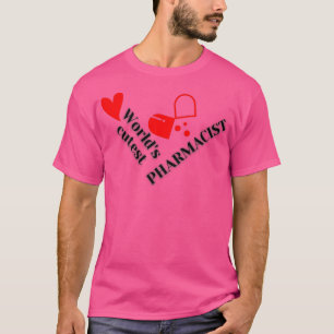 Camiseta Worldx27s la mejor farmacia hombres chistosos rega