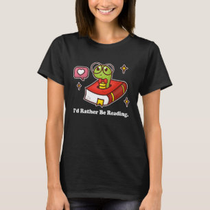 Camiseta Worm del libro Prefiero leer libros de literatura