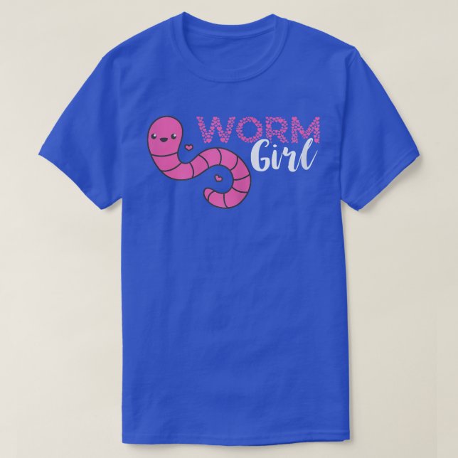 Camiseta Worm Farmer Chica Red Wiggler Worm Compostaje Gard (Diseño del anverso)
