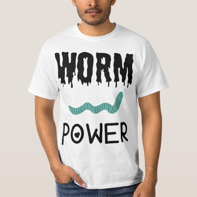 Camiseta Worm Power (Anverso)