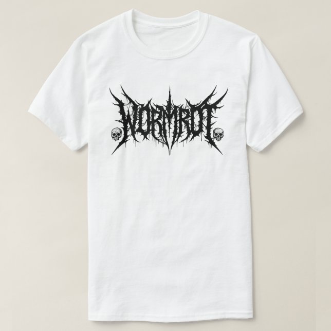 Camiseta Wormrot Grindcore En Grind We Rot (Diseño del anverso)