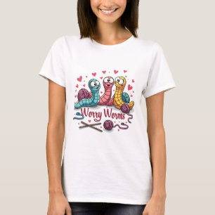 Camiseta Worms preocupados