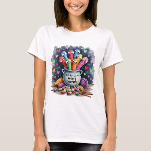 Camiseta Worms preocupados