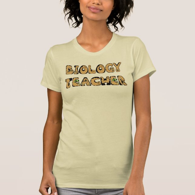 Camiseta Worms, profesor de biología (Anverso)