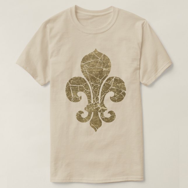 Camiseta Worn Fleur De Lis (Diseño del anverso)