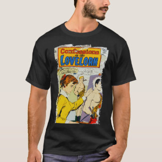 Camiseta Worn Out Lovelorncomic cobertura de libros
