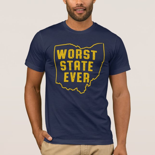 Camiseta Worst State Ever (Anverso)