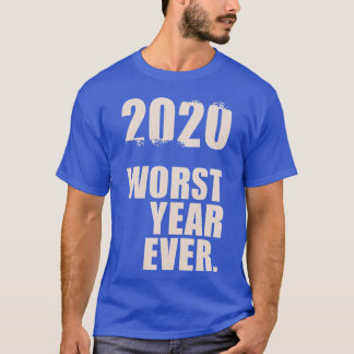 Camiseta Worst year ever 70s blue family
