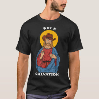 Camiseta Wot N Salvation Jesús Qué Diablos Meme