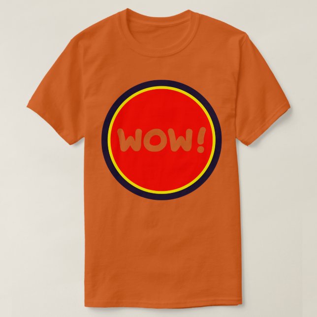 CAMISETA WOW (Diseño del anverso)