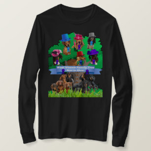 Camiseta Wow Weenies Árbol Familiar Mejor En Show Ladies