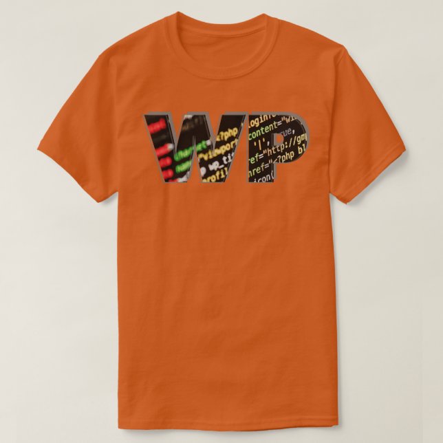 CAMISETA WP (Diseño del anverso)