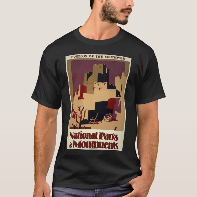 Camiseta WPA - parques nacionales (Anverso)