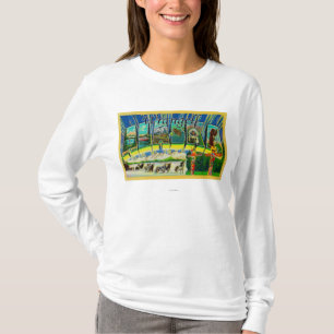 Camiseta Wrangell, Alaska - escenas grandes de la letra