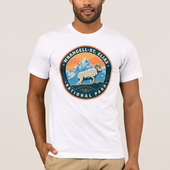 Camiseta Wrangell-St Elias National Park (Anverso)