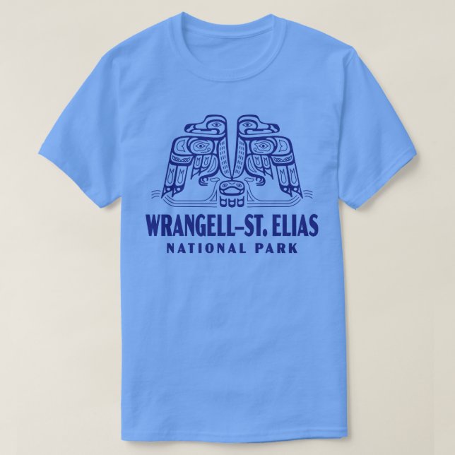 Camiseta WrangellStElias Parque Nacional Retro Maravilla de (Diseño del anverso)