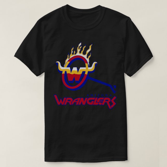 Camiseta Wranglers de Arizona desaparecidos USFL 1983 (Diseño del anverso)