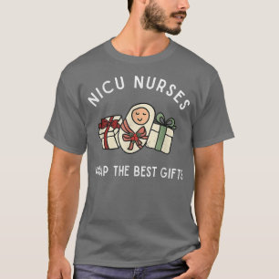 Camiseta Wrap The Best Tee NICU Nurse Funny Christmas Nurse