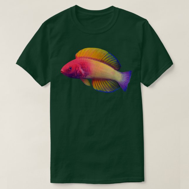 Camiseta Wrasse de hadas con velo Rosa (Diseño del anverso)