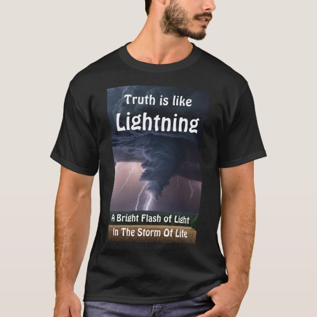 Camiseta "Wrath of the Sky: Lightning Unleashed" (Anverso)