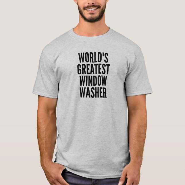 Camiseta Wreatest Glest Window Washer (Anverso)