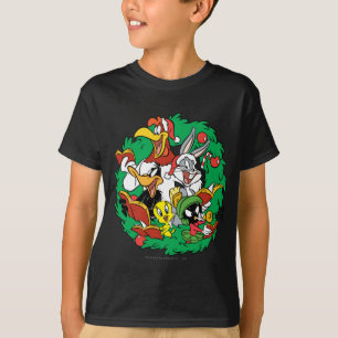 Camiseta Wreath de los Navidades del grupo LOONEY TUNES™