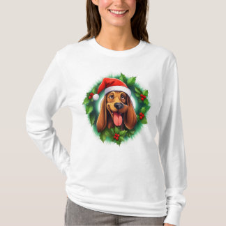 Camiseta Wreath de Navidades sangrientos