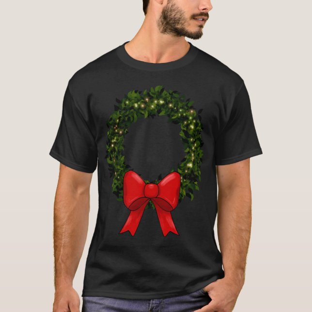 Camiseta Wreath navidades (Anverso)