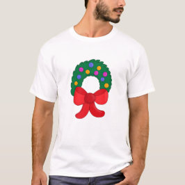 Camiseta Wreath navidades