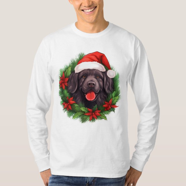 Camiseta Wreath, Navidades de Terranova (Anverso)