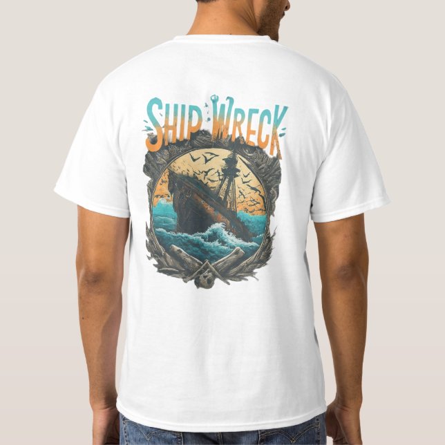 Camiseta Wreck de Barco (Reverso)