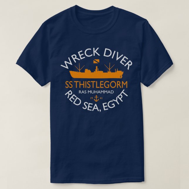 Camiseta Wreck Diver Thistlegorm (Diseño del anverso)