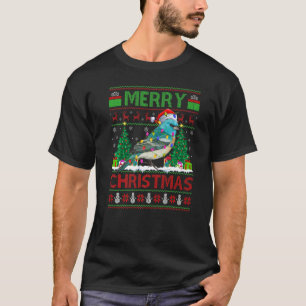 Camiseta Wren Bird Xmas Tree Ugly Santa Wren Navidades