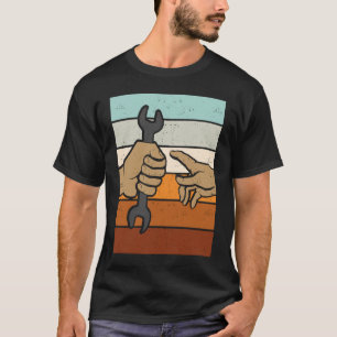 Camiseta Wrench Adam Michelangelo herramienta artesano vint