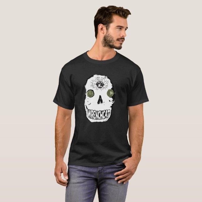 Camiseta Wrenchcat Skully (Anverso completo)