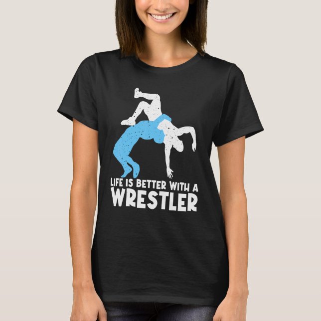 Camiseta Wrestling For Wrestler Men Women Wrestling (Anverso)