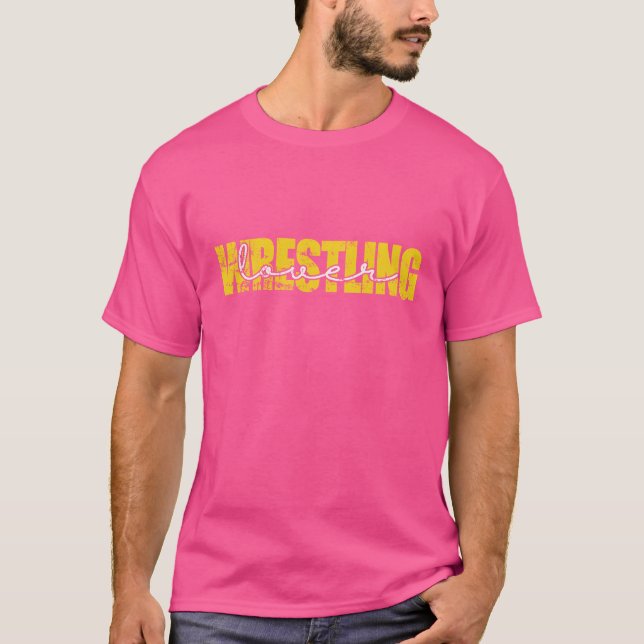 Camiseta Wrestling Lover Show Ring Fight Stunt friend (Anverso)