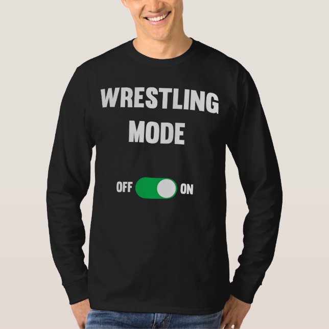 Camiseta Wrestling Mode On Greco Roman Wrestling (Anverso)