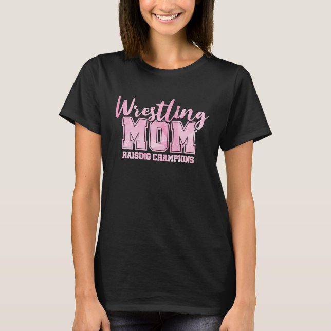 Camiseta Wrestling Mom (Anverso)