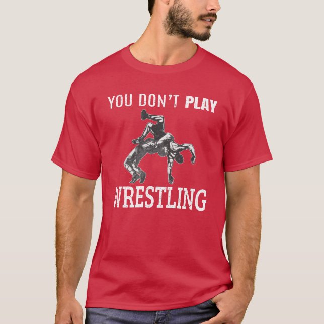 Camiseta Wrestling Quote For Wrestler Boys boy (Anverso)