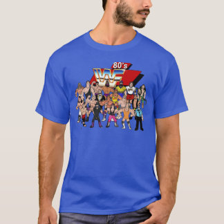 Camiseta Wrestling Roster 80s T-Shirt