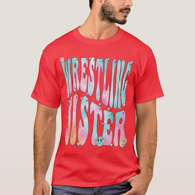 Camiseta Wrestling Sister Groovy Wrestling Sister friends (Anverso)