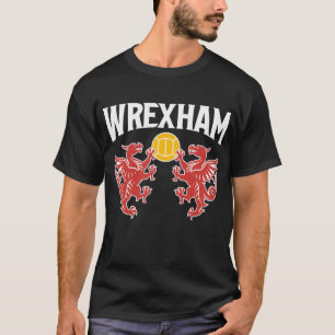 Camiseta Wrexham texto grande con dragones63