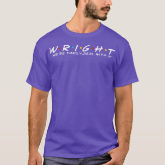Camiseta Wright Family Wright Surname Wright Apellido