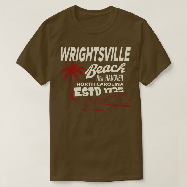 Camiseta Wrightsville Beach North olina 2 (Diseño del anverso)